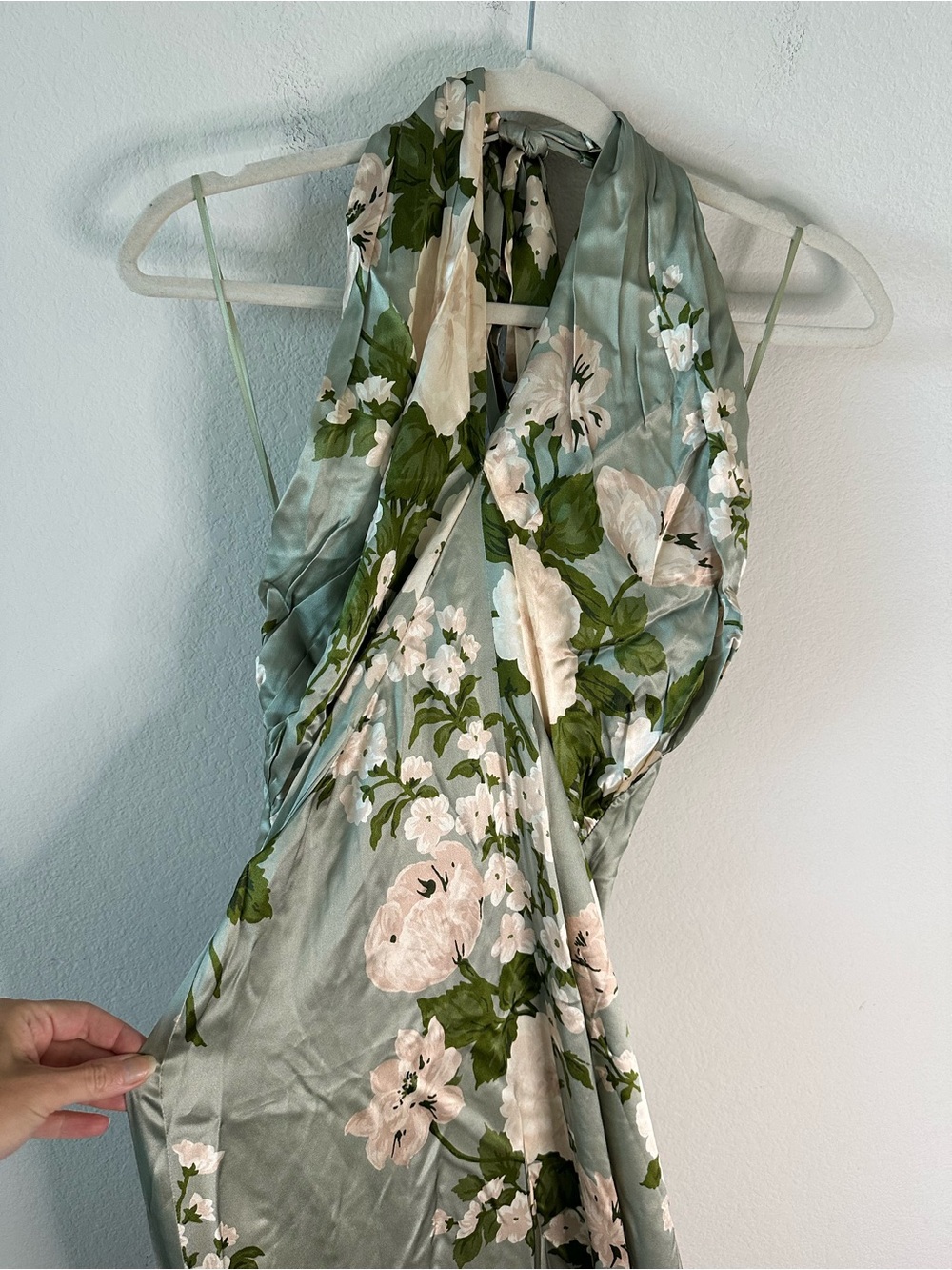REFORMATION Veria Maxi Silk Floral Dress SZ US 4 NWT - Picture 3 of 8